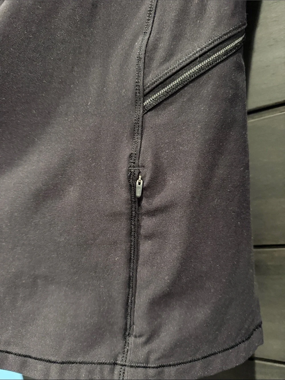 Lululemon Black Quarter-Zip Athletic Pullover